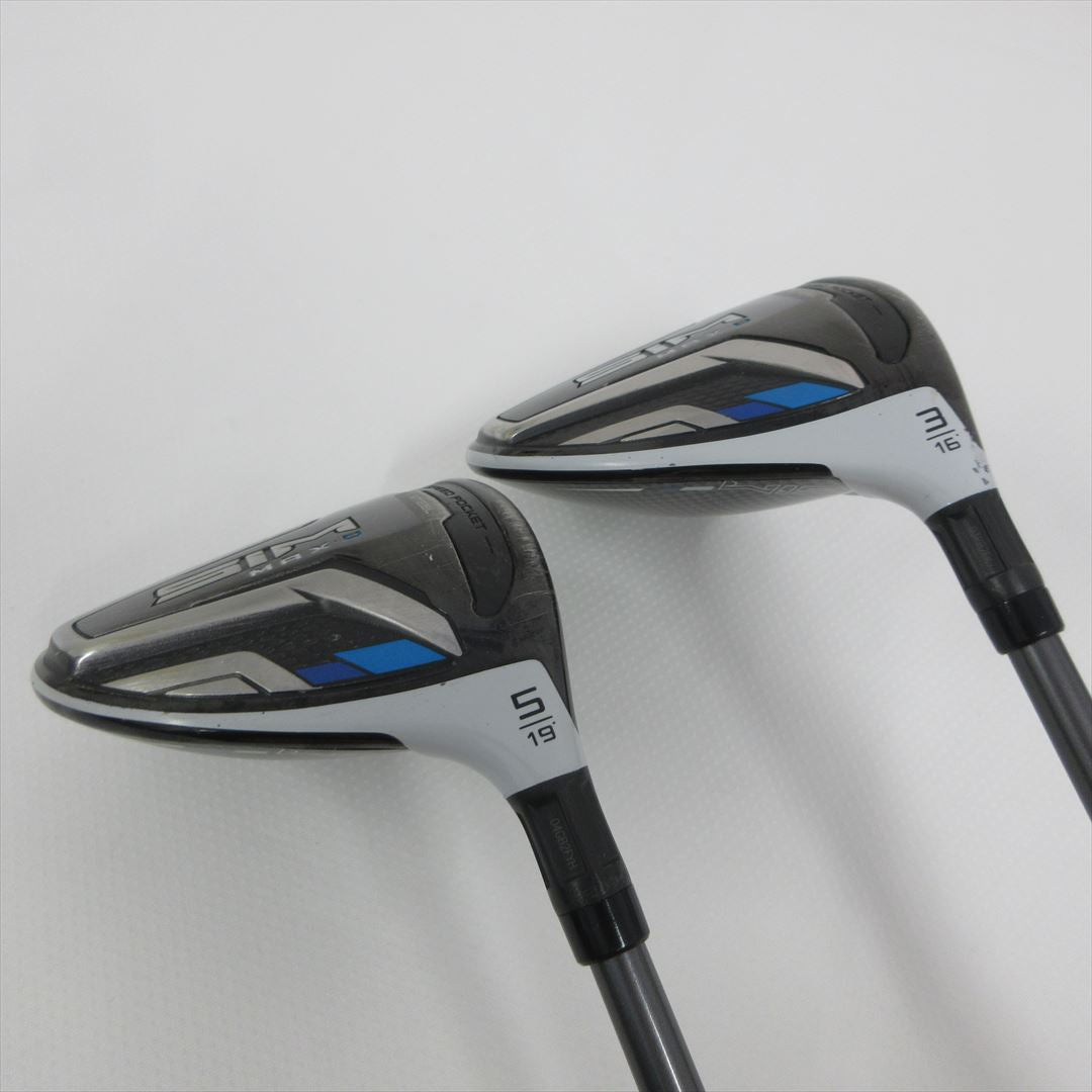 "2-Pack Golf Clubs" TaylorMade Fairway SIM2 MAX-D 3W & 5W Reg TENSEI BLUE TM50