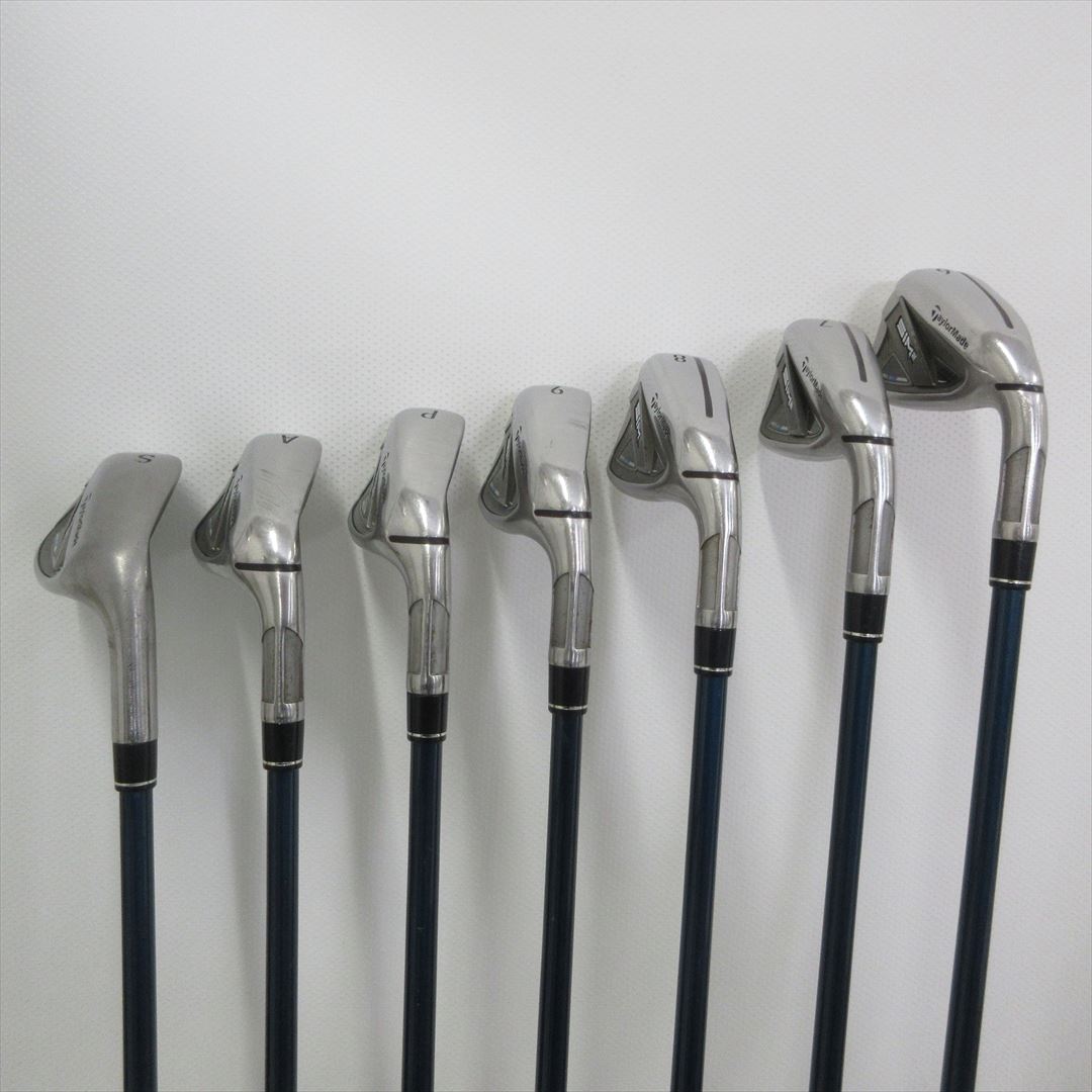 TaylorMade Iron Set SIM2 MAX Stiff TENSEI BLUE TM60(SIM2) 7 pieces