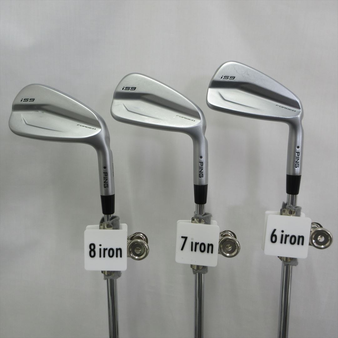 ping iron set i59 flex x ns pro modus3 tour115 dotcolor black 5 pieces