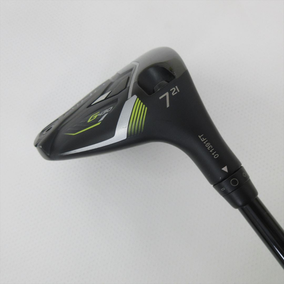 Ping Fairway G430 MAX 7W 21° Stiff ALTA J CB BLACK