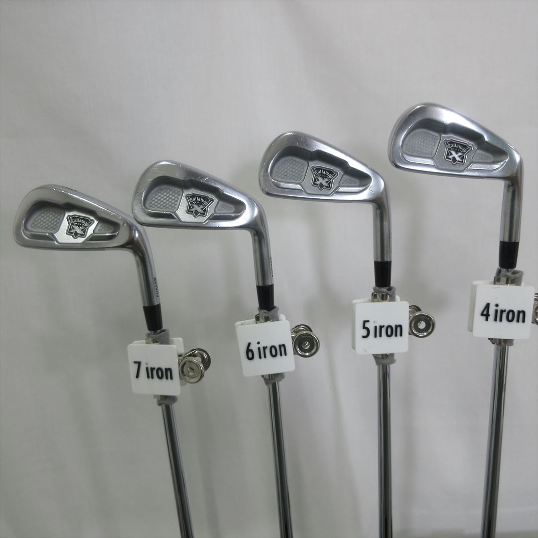 callaway iron set x forged2009 stiff rifle project x flighted 7 pieces