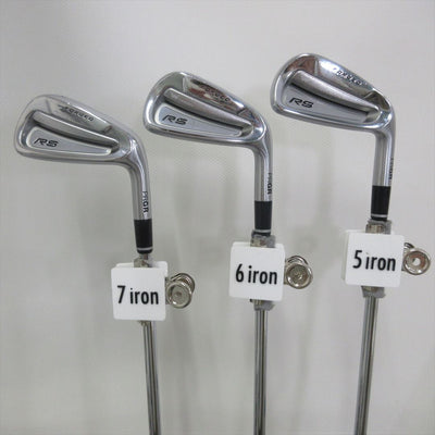 PRGR Iron Set RS FORGED(2018) StiffRegular Specsteel3 Ver 2 6 pieces