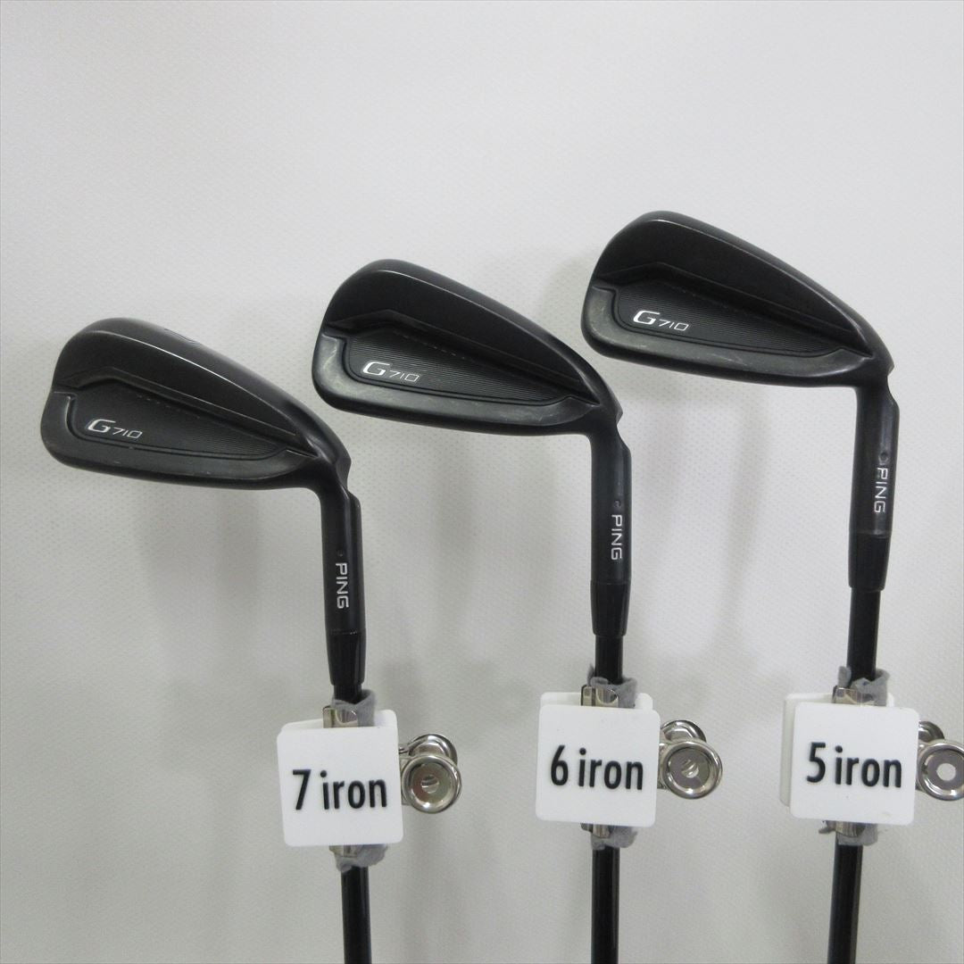 Ping Iron Set G710 G710 Regular ALTA J CB BLACK DotColor Black 6 pieces