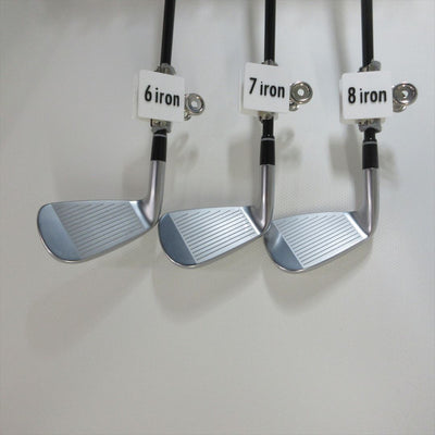 PRGR Iron Set Left-Handed PRGR 05(2023) StiffReg MCI BLACK FOR PRGR 6 pieces