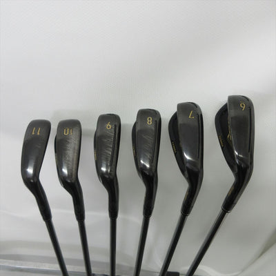 HONMA Iron Set BERES BLACK Regular VIZARD for TW 757 50 6 pieces