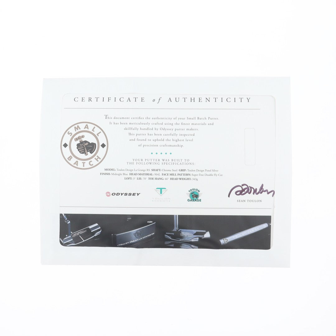 Toulon Putter SMALL BATCH LA GRANGE – GOLF Partner USA