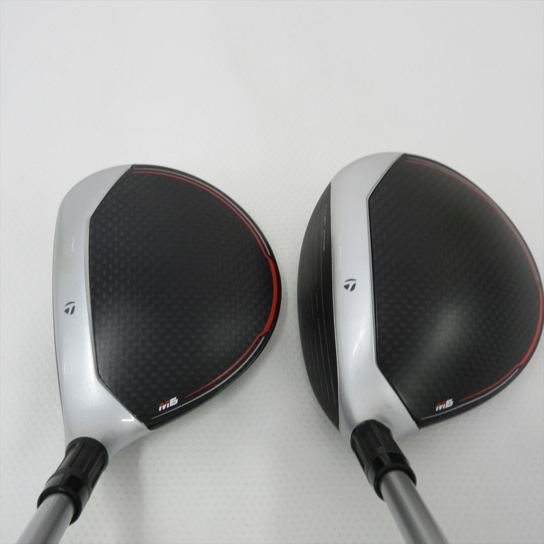 "2-Pack Golf Clubs" TaylorMade Fairway M6 3W & 5W Stiff Tour AD VR-6