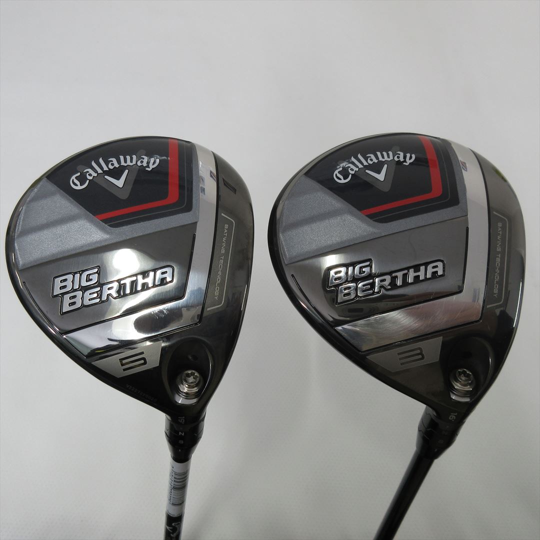 "2-Pack Golf Clubs" Callaway Fairway BIG BERTHA(2023) 3W&5W Stiff SPEEDER NX 50