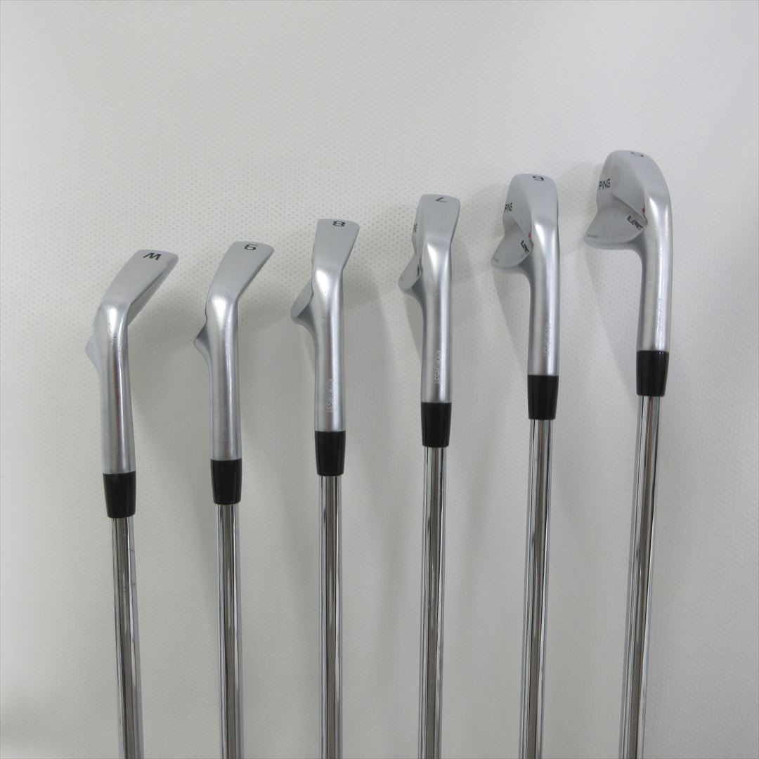 Ping Iron Set BLUEPRINT Stiff AMT TOUR WHITE S200 DotColor Red 6 pieces