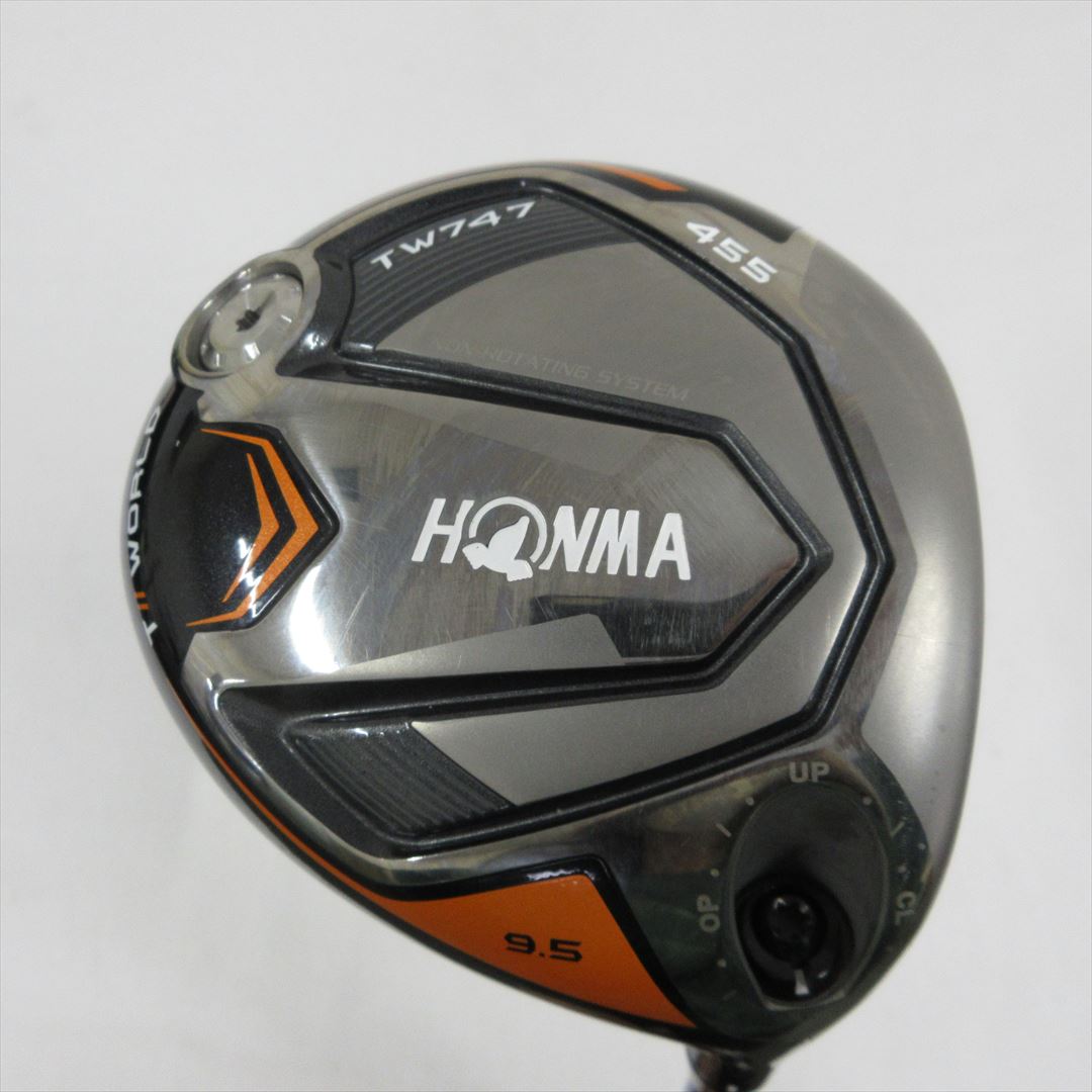 HONMA Driver TOUR WORLD TW747 455 9.5° Stiff VIZARD FP-5