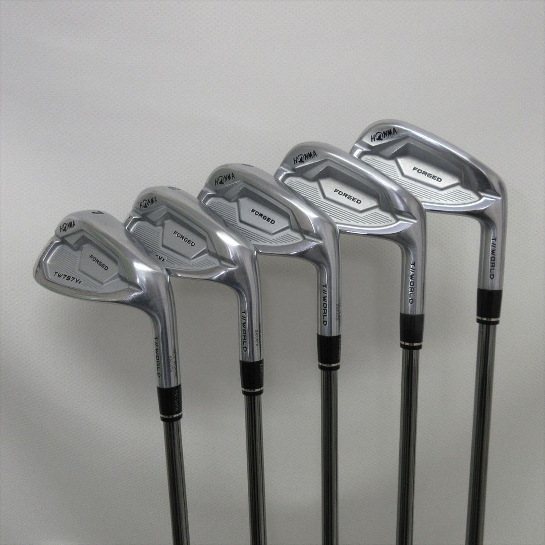 HONMA Iron Set TOUR WORLD TW757Vx Stiff VIZARD IB-WF85 Triple Star 5 pieces