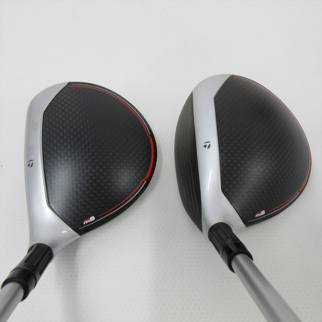 "2-Pack Golf Clubs" TaylorMade Fairway M6 3W & 5W Regular FUBUKI TM5