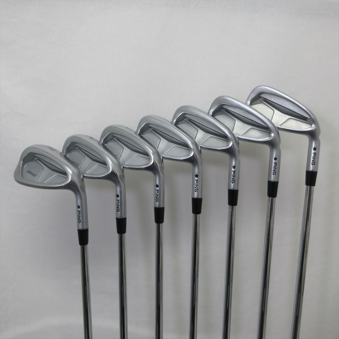 Ping Iron Set i200 Flex-X NS PRO MODUS3 TOUR125 7 pieces Dot color Black