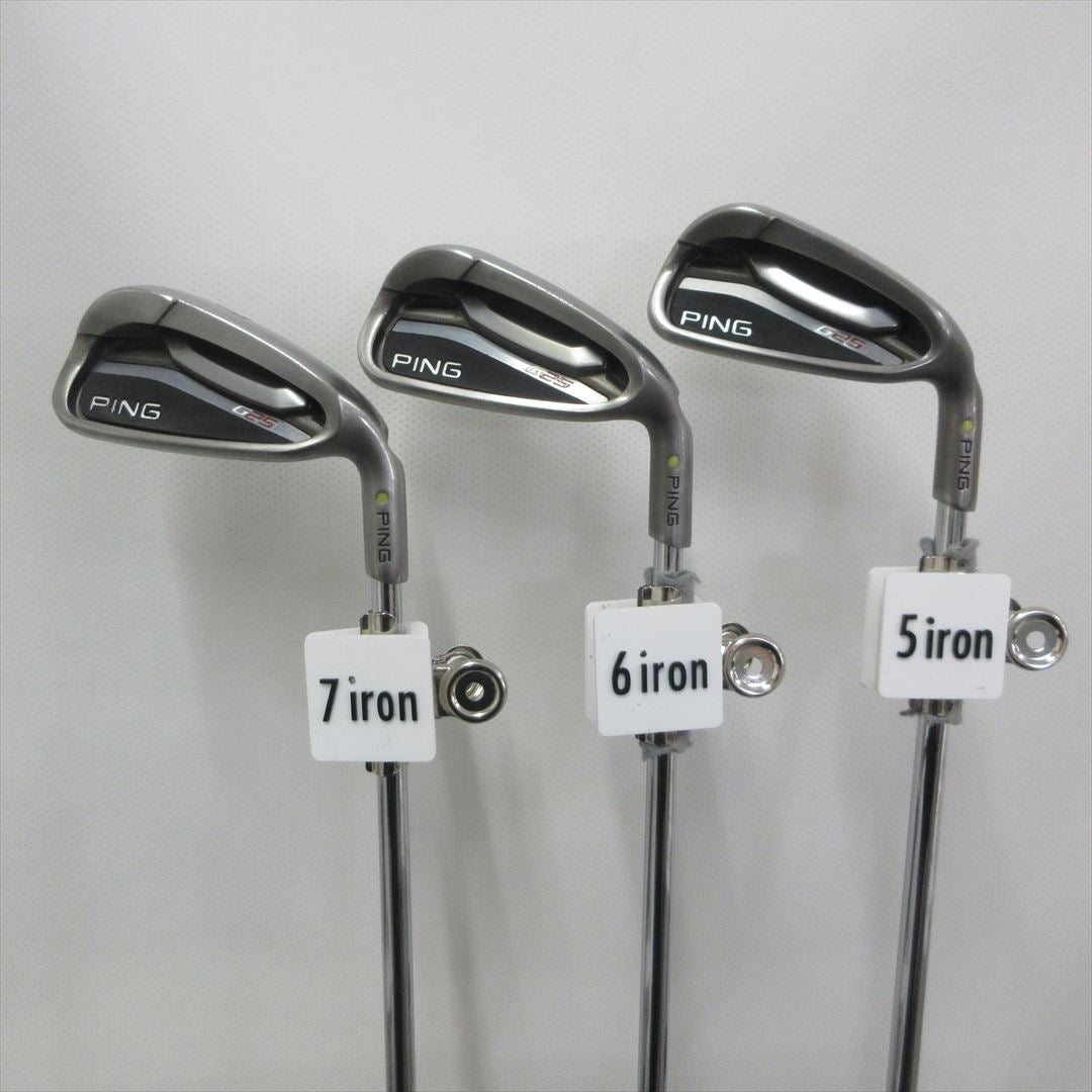 Ping Iron Set G25 Stiff NS PRO 950GH DotColor Yellow 6 pieces