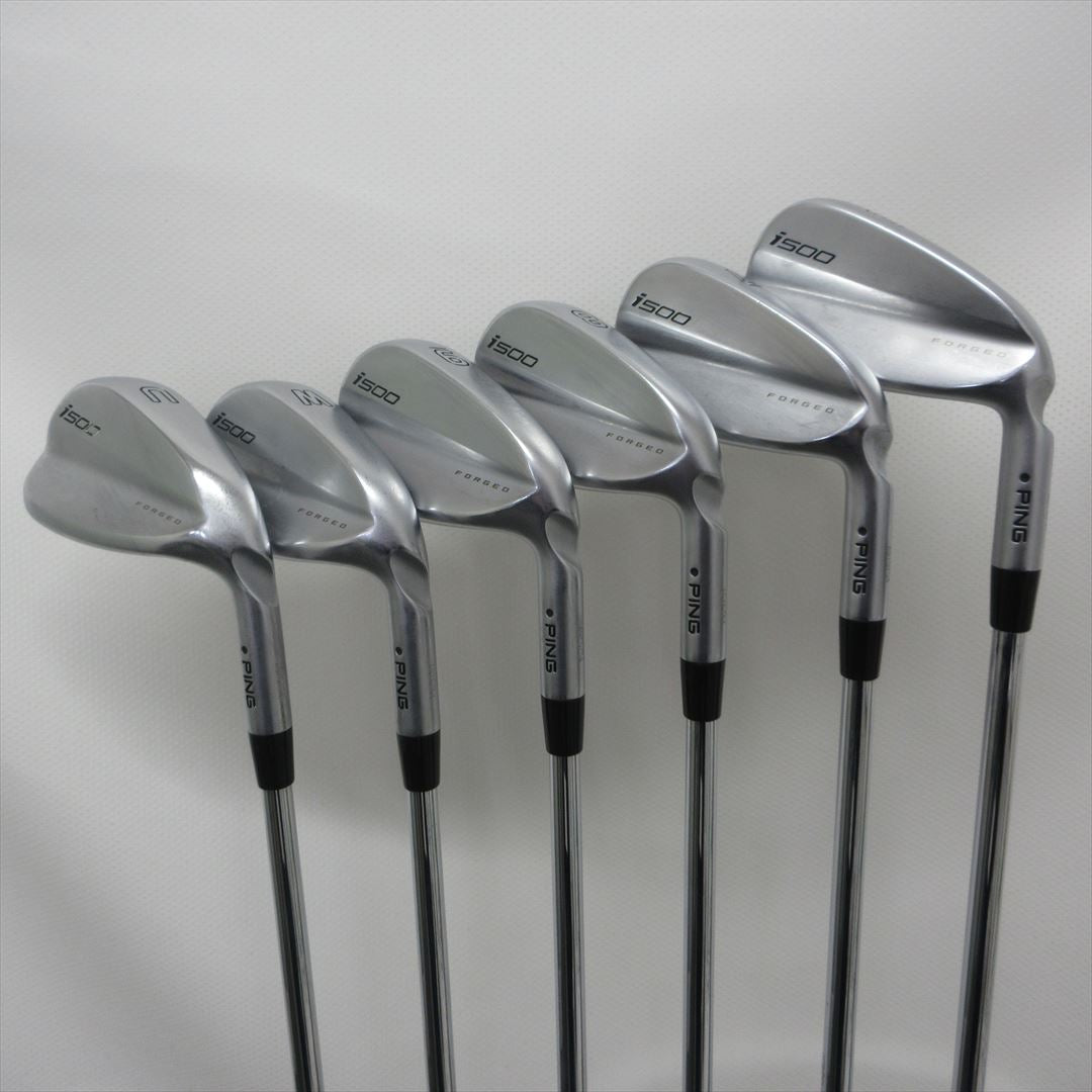 Ping Iron Set i500 i500 Regular NS PRO ZELOS 7 6 pieces Dot Color Black