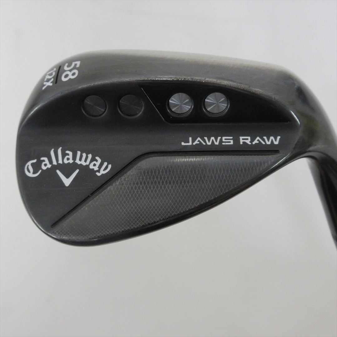 Callaway Wedge JAWS RAW Black 58° Dynamic Gold S200