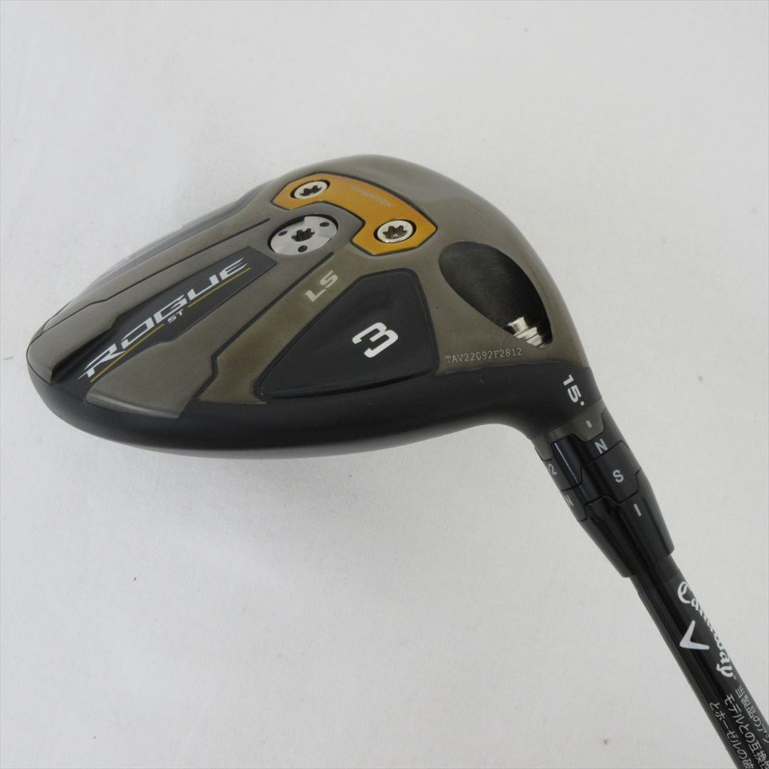 callaway fairway rogue st lsadjustable 3w 15 stiff tensei gold 55