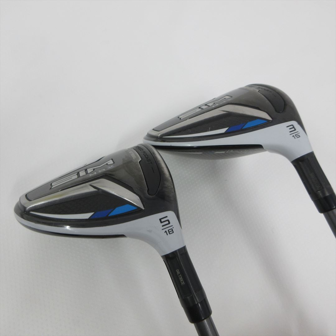 "2-Pack Golf Clubs" TaylorMade Fairway SIM MAX 3W & 5W Regular TENSEI BLUE TM50