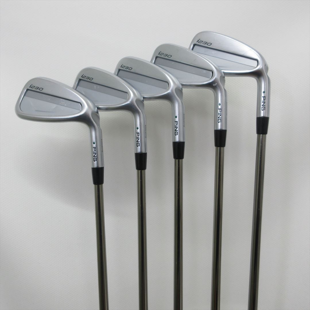 Ping Iron Set i230 Stiff PING TOUR 2.0 CHROME 1 5 pieces Dot Color Green