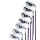 daiwa iron set brand new onoff 2023 ladies smooth kick lp 423i 7 piecespurple