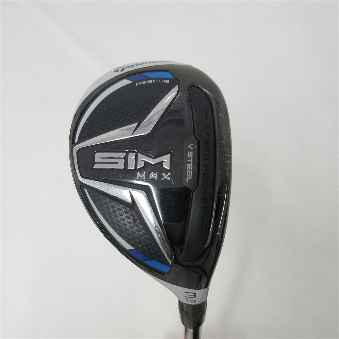 TaylorMade Hybrid SIM MAX HY 19° Stiff KBS MAX85 JP