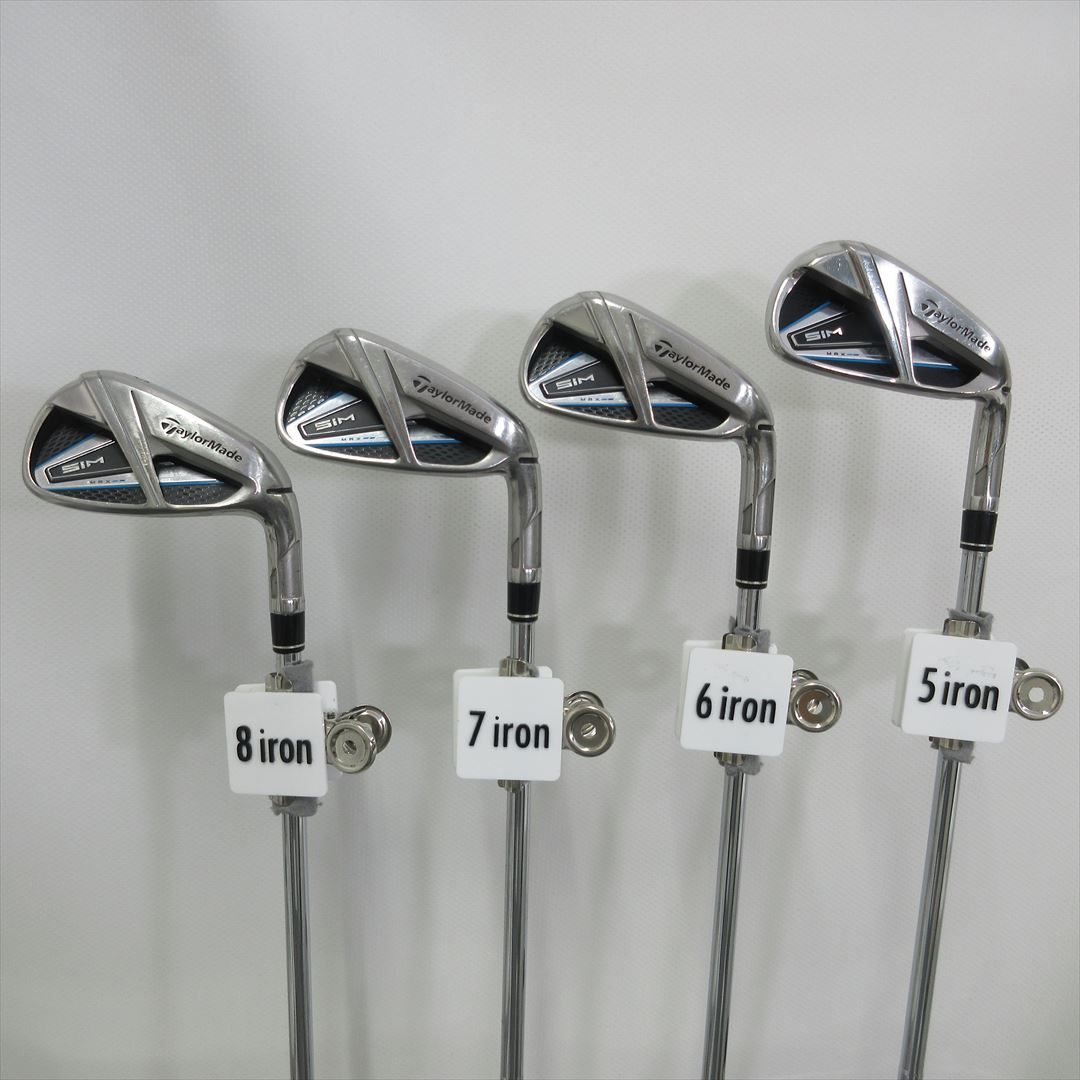 TaylorMade Iron Set SIM2 MAX Stiff KBS MAX MT85 JP 8 pieces