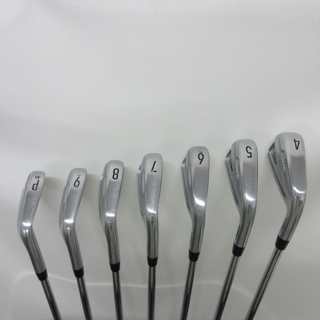 Titleist Iron Set Titleist T100(2021) Stiff AMT TOUR WHITE S200 7 pieces