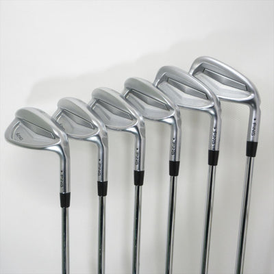 Ping Iron Set Fair Rating i210 Flex-X Dynamic Gold X100 6pieces Dot Color Black