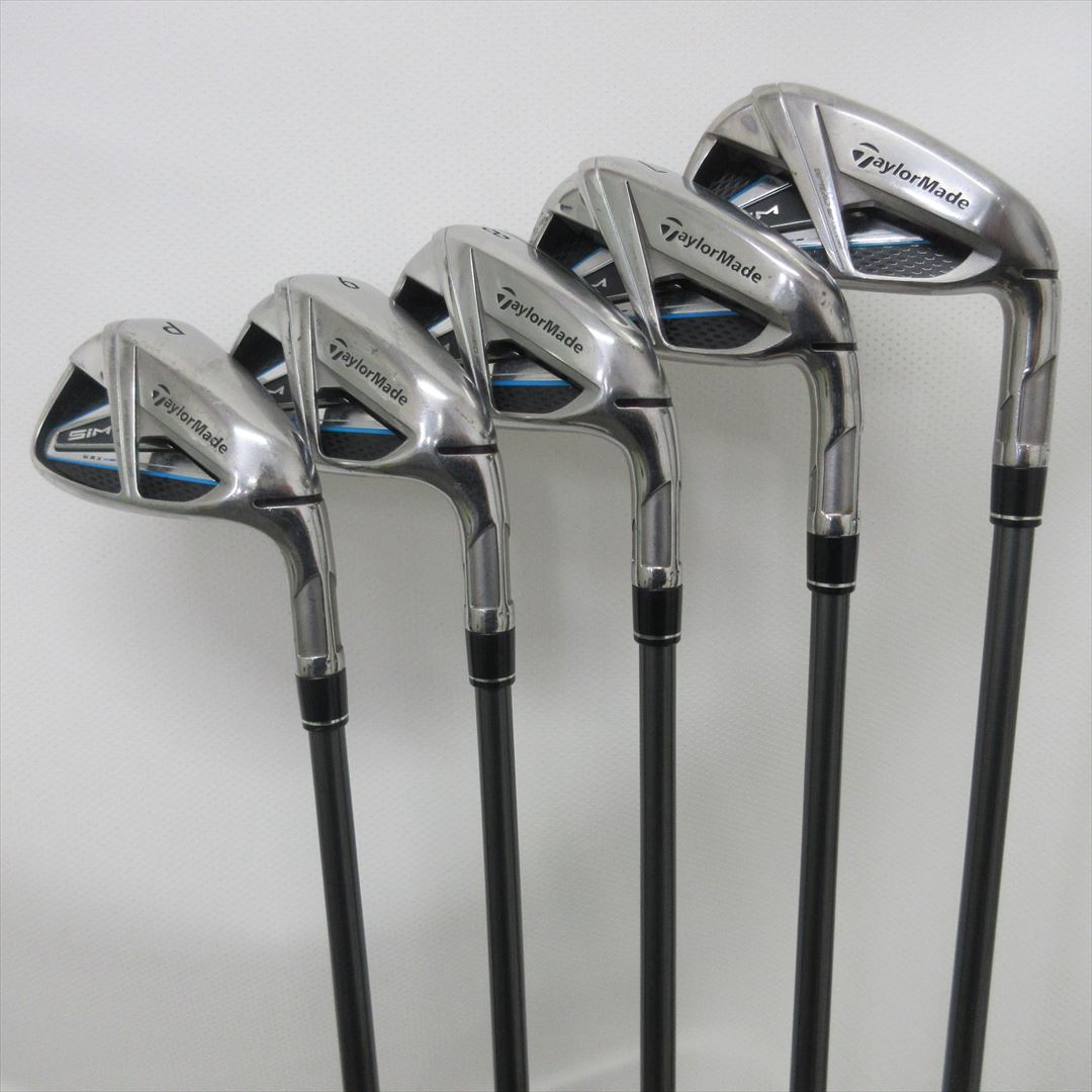 TaylorMade Iron Set SIM MAX Stiff TENSEI BLUE TM60 5 pieces