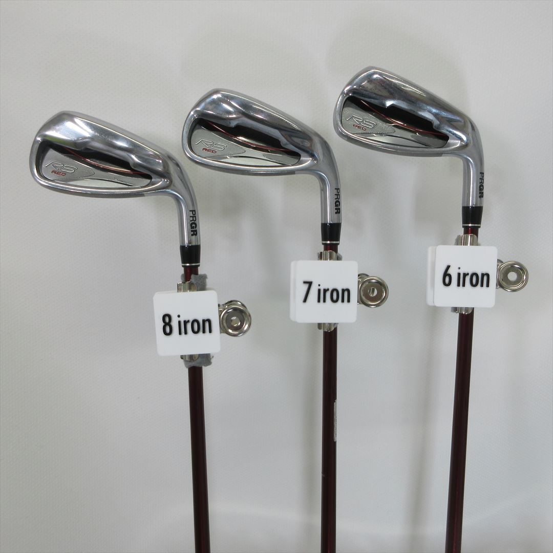 PRGR Iron Set RS RED StiffRegular Speeder EVOLUTION FOR PRGR 7 pieces