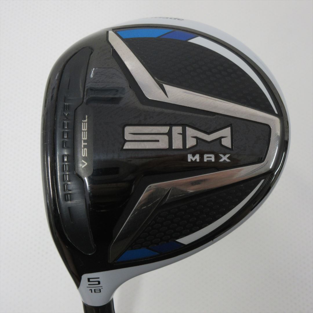 TaylorMade Fairway Left-Handed SIM MAX 5W 18° Regular TENSEI BLUE TM50