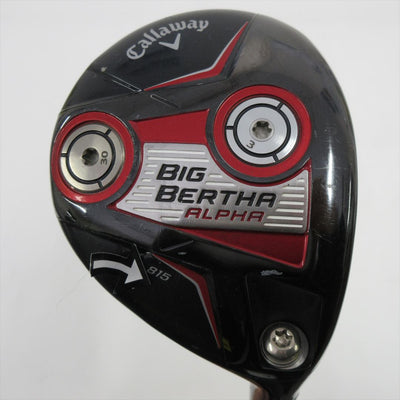 Callaway Fairway FairRating BIG BERTHA ALPHA 815 3W 14° Stiff TOUR AD GT-6