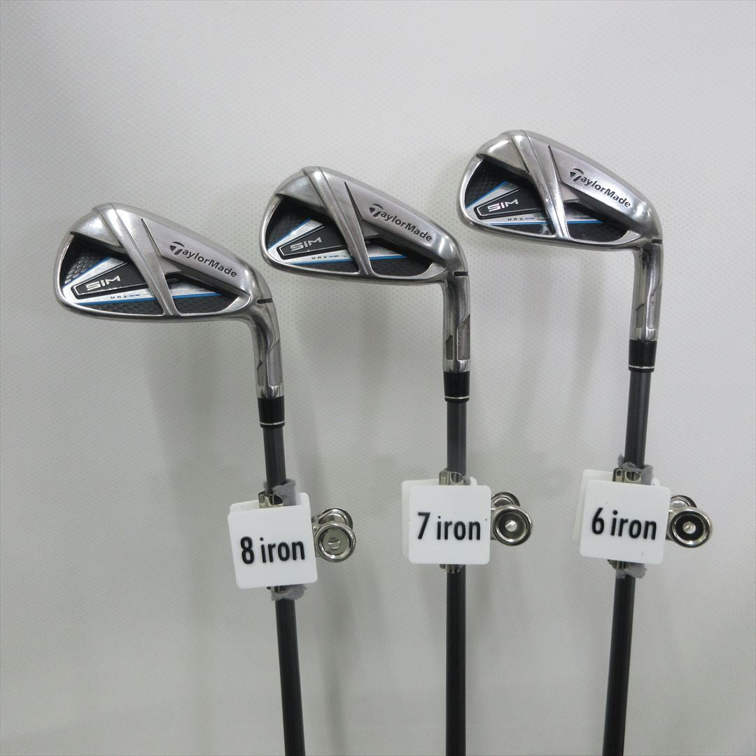 TaylorMade Iron Set SIM MAX Regular TENSEI BLUE TM60 6 pieces