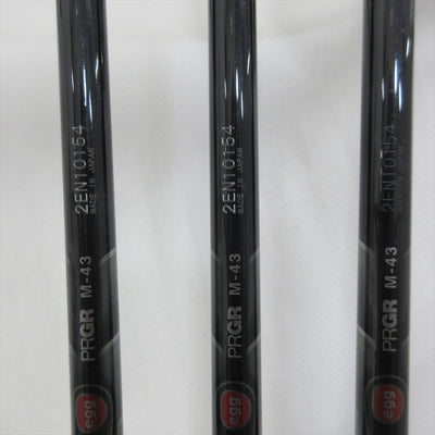 PRGR Iron Set egg FORGED(2012) Stiff egg original shaft 3 pieces