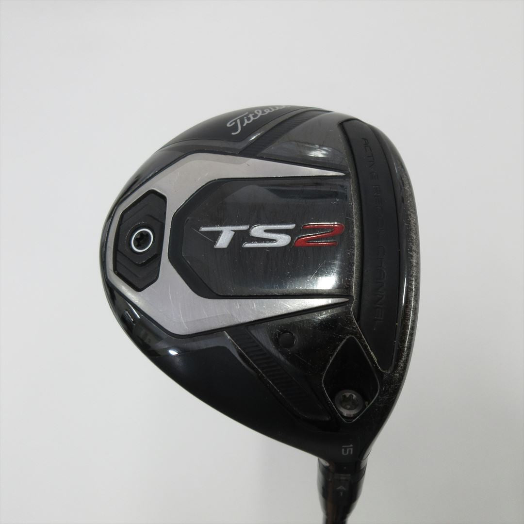 Titleist Fairway TS2 FW 15° Stiff KURO KAGE Black DUAL CORE TiNi 50