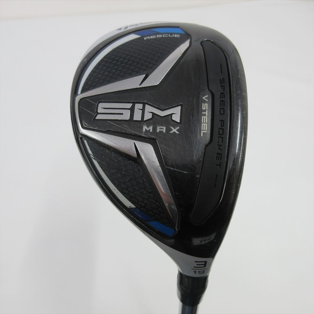 TaylorMade Hybrid SIM MAX HY 19° Stiff KBS MAX85 JP