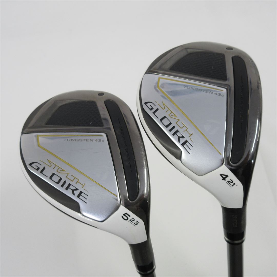 "2-Pack Golf Clubs" TaylorMade Hybrid STEALTH GLOIRE U4 & U5 Reg SPEEDER NX for TM