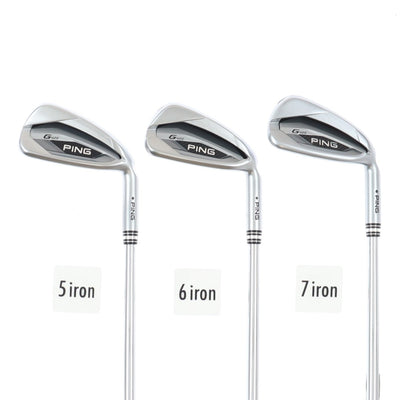 Ping Iron Set Open Box G425 Stiff Dynamic Gold 105 S200 6 pieces Dot Color Black