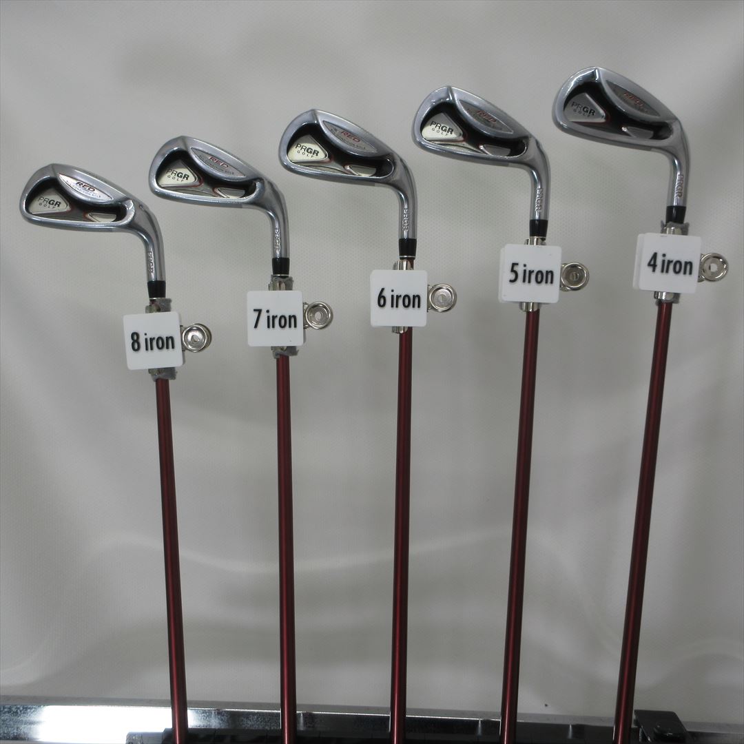 PRGR Iron Set Fair Rating RED 505 StiffRegular RED 505 9 pieces