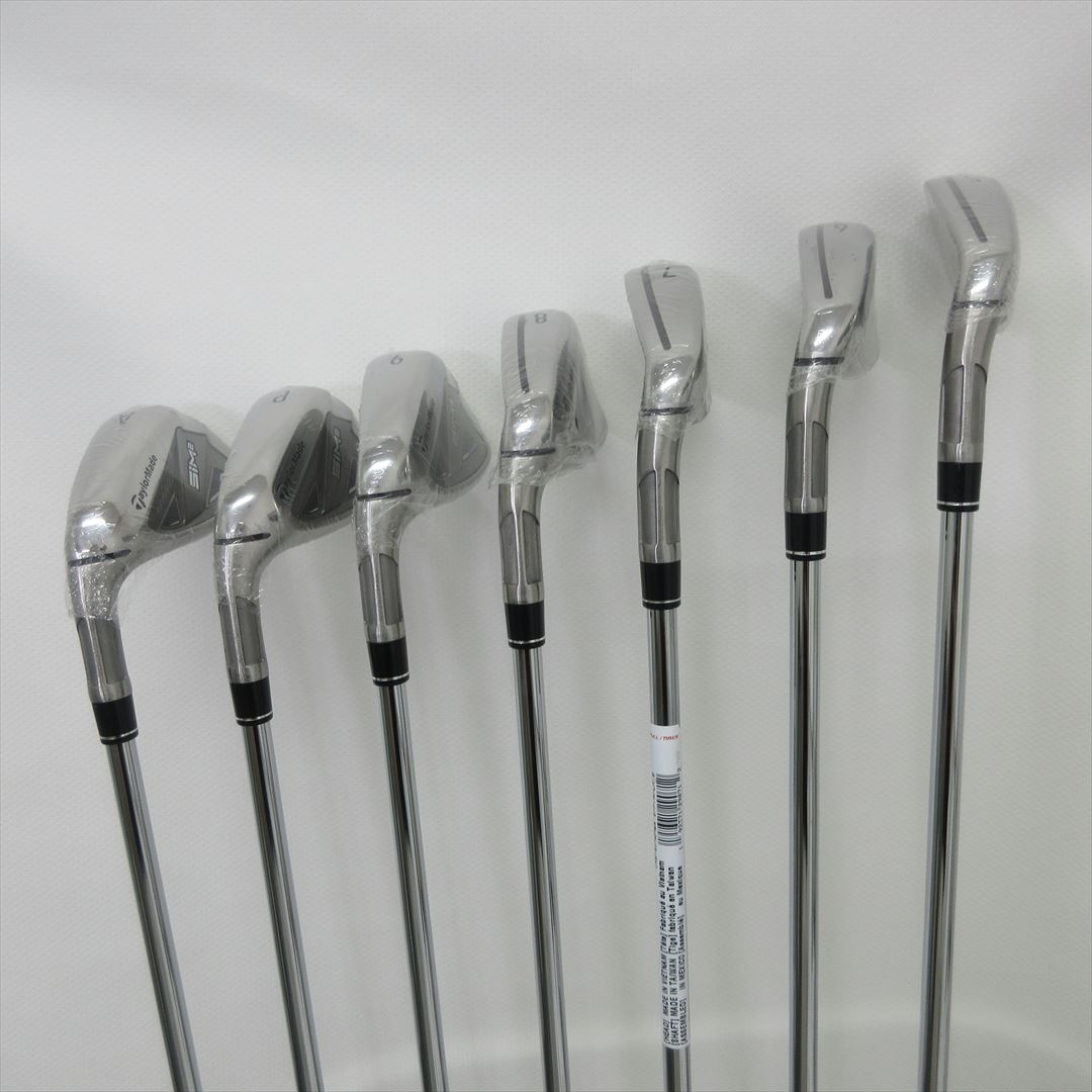 TaylorMade Iron Set Left-Handed SIM2 MAX Stiff KBS MAX MT85 US 7 pieces