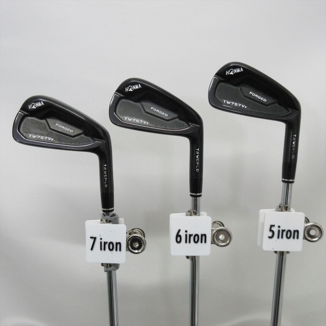 HONMA Iron Set TOUR WORLD TW757Vx BLACK Stiff NS PRO MODUS3 TOUR115 6 pieces