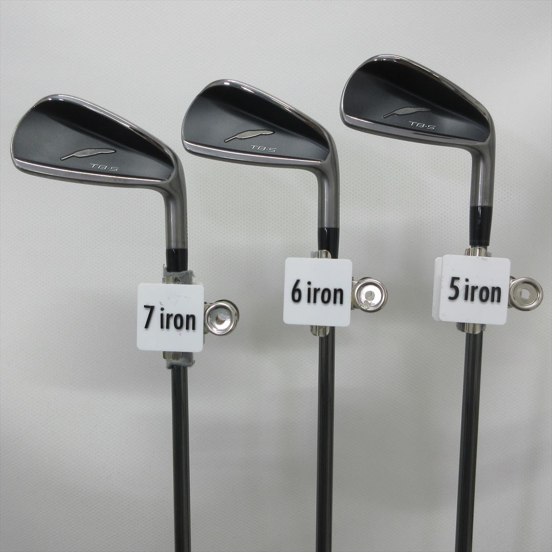 Fourteen Iron Set TB 5 FORGED Light Black Stiff FS-90i 6 pieces