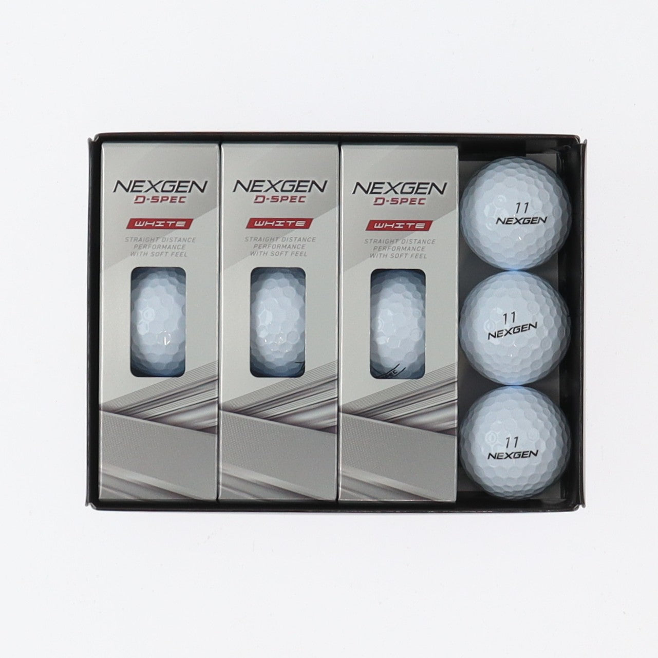 GOLF Partner Golf ball NEXGEN D-Spec White 3 dozen