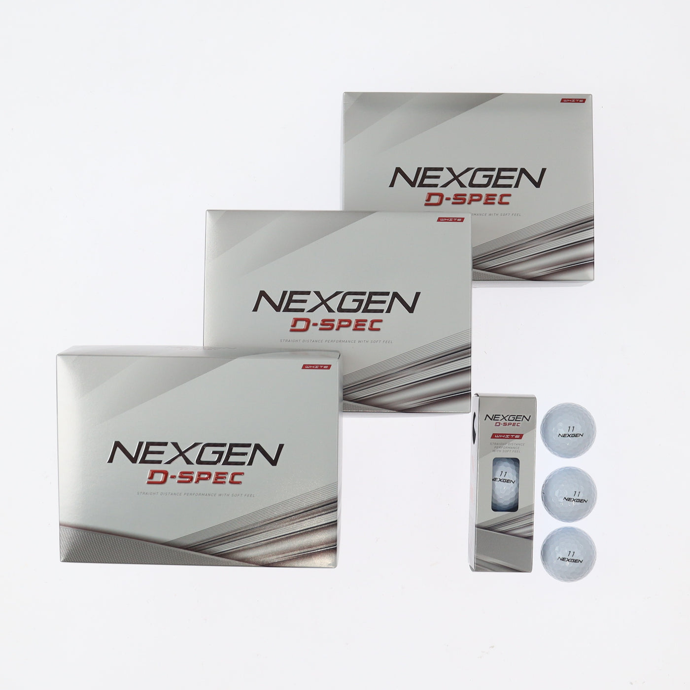 GOLF Partner Golf ball NEXGEN D-Spec White 3 dozen