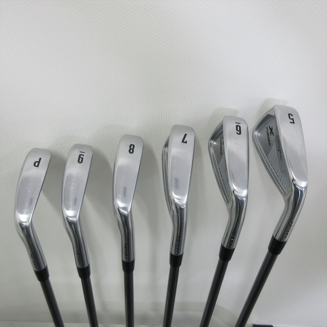 Callaway Iron Set X FORGED STAR(2021) Stiff Fujikura MC 80 for CW 6 pieces