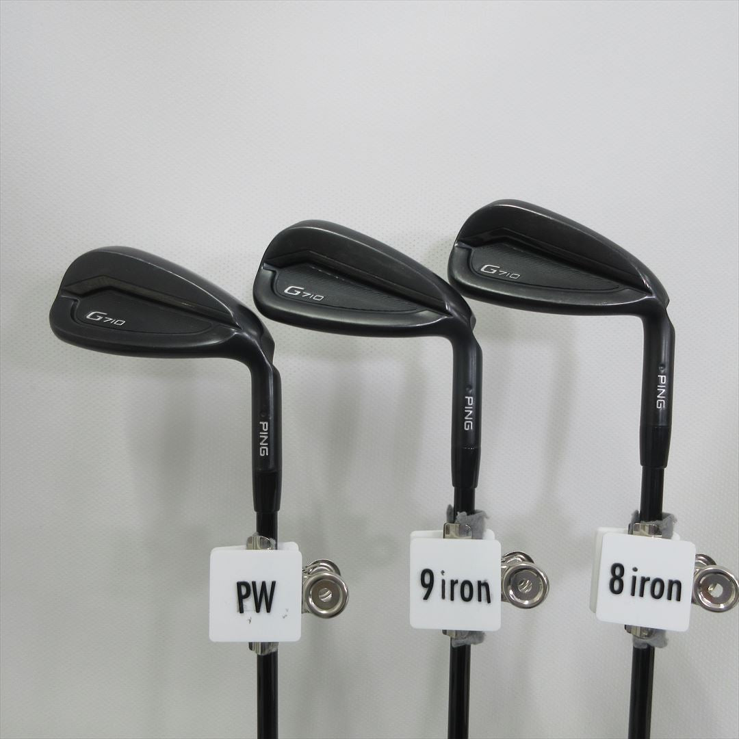 Ping Iron Set G710 G710 Regular ALTA J CB BLACK DotColor Black 6 pieces