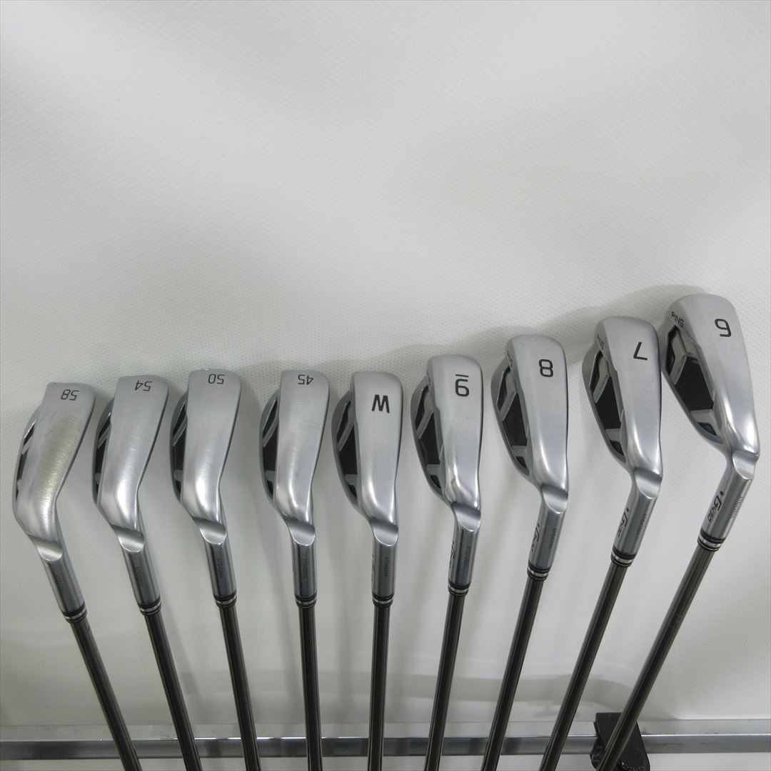 Ping Iron Set G430 Stiff PING TOUR 2.0 CHROME I 9 pieces Dot Color Black