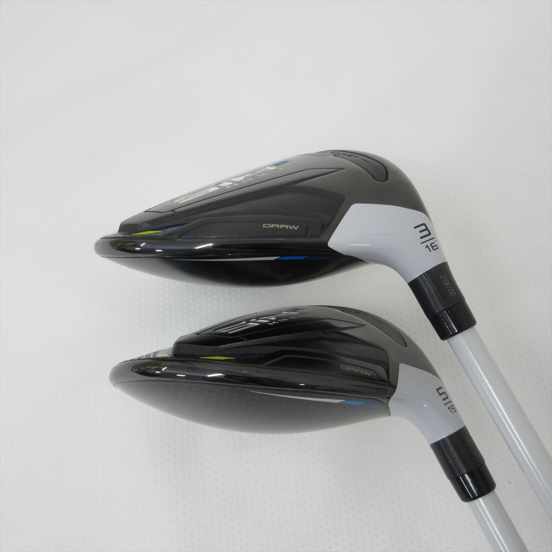 "2-Pack Golf Clubs" TaylorMade Fairway SIM2 MAX-D 3W&5W Ladies TENSEI BLUE TM40