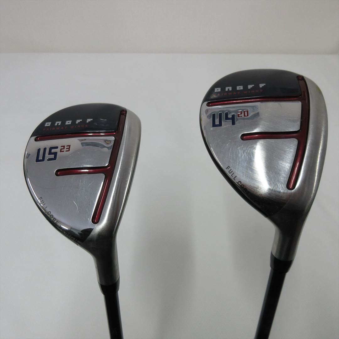 "2-Pack Golf Clubs" Daiwa Hybrid ONOFF FAIRWAY WINGS U4&U5 Reg SMOOTHKICK MP520U