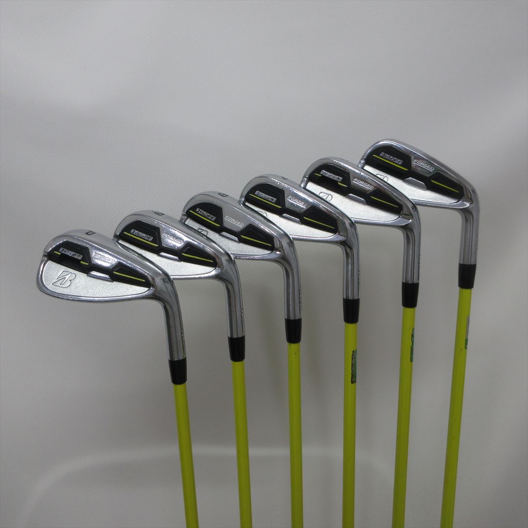 Bridgestone Iron Set J15DPF(Yellow) Regular Tour AD AD-50(MT Color) 6 pieces